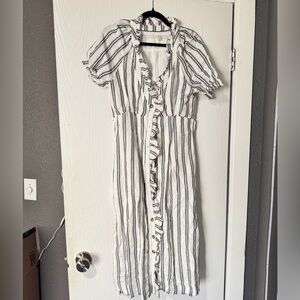 Bundle 3 for $20 - Pilcro Black and White Striped Dress